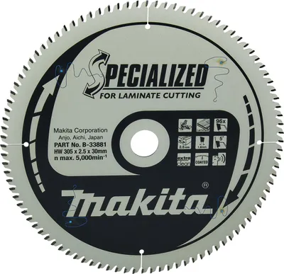Image de Makita Sägeblatt SPECIALIZED 305x30x96Z B-33881