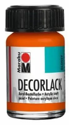 Immagine prodotto di Marabu 1130 39 013 Decorlack Acryl, Arancione 013, 15 ml
