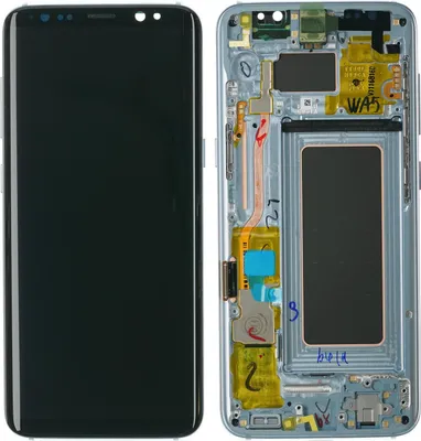 Produktbild von Original Display für Samsung Galaxy S8 SM-G950F OLED Glas Touchscreen + Rahmen, blau