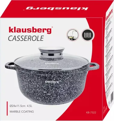 Immagine prodotto di Vaso marmorizzato 4,5L 24cm KLAUSBERG KB-7522