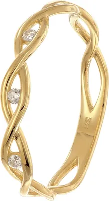 trendor 68415 Damen-Ring Gold 333/8K mit Zirkonias 1