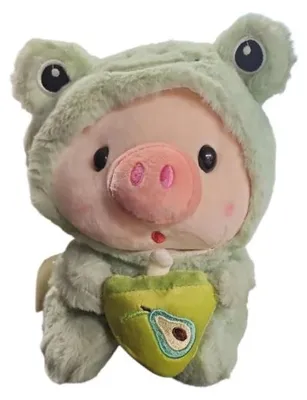 Image de Bubble Tea Prasátko Peluche - Grenouille verte