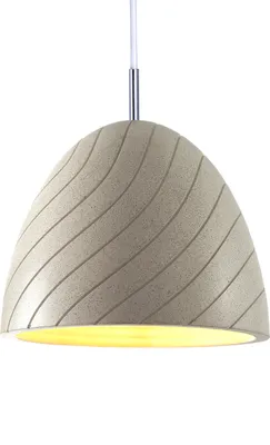 Produktbild von Pendelleuchte, E27, Lampe Für Wohnzimmer Esszimmer Küche, Höhenverstellbar Farbe Beton-Sandstein-Weiß