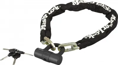 Immagine prodotto di Masterlock 8234EURDPRO Master Lock Kette aus Stahl 10mm m. Mini-Bügelschloss 8234EURDPRO