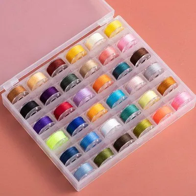 Immagine prodotto di Set di 36 aghi da cucito, 36 aghi colorati in una confezione, pratici aghi di ricambio, facili da montare sulle macchine da cucire