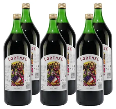 Produktbild von Lorenzo Vino Rosso Rotwein (6 x 2,0L)