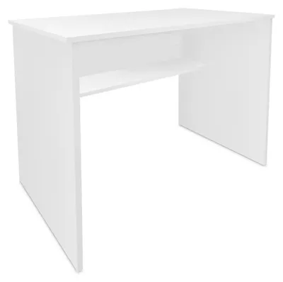 Schreibtisch 90x49,5x77 cm weiß Melamin-Holz