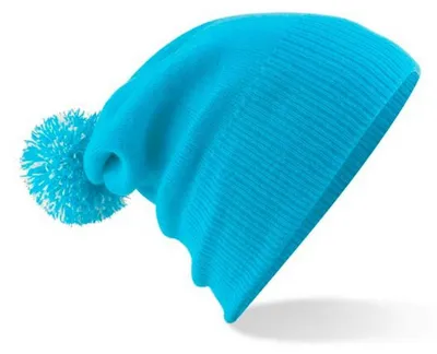 Image de Beechfield - Bonnet pour hommes/femmes unie FK248 (taille unique) (bleu marine/blanc naturel)