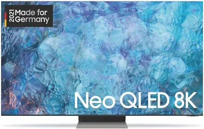 Produktbild von Samsung GQ85QN900AT, 2,16 m (85"), 7680 x 4320 Pixel, Neo QLED, Smart-TV, WLAN, Schwarz, Edelstahl