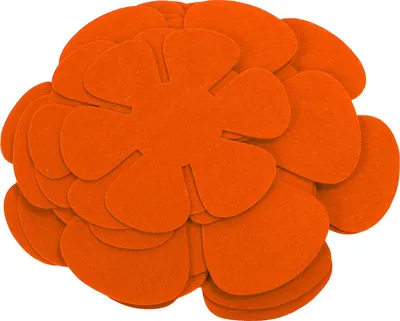 Image de 12 pièces de feutre de protection pour casseroles, séparateurs empilables pour ustensiles de cuisine, ensemble de séparateurs, ustensiles de cuisine, orange
