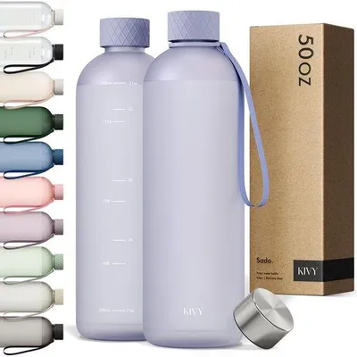 Productafbeelding van Tritan Waterfles 1500 ml - Lichtgewicht en Duurzaam