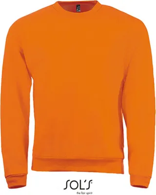 Produktbild von SOLs 01168 | Herren Sweatshirt Spider 50% Baumwolle / 50% Polyester - Farbe: Orange - Größe: XL