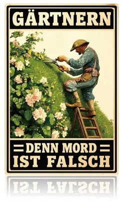 Obrázok produktu pre Vintage kovová dekorácia do záhrady, odolná voči poveternostným vplyvom