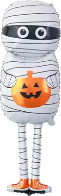 Immagine prodotto di Pallone in foil Halloween, mummia con zucca, 126 x 44,5 cm