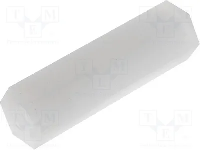 Produktbild von 5x Distanzmuffe mit Gewinde sechskant M3  20mm -20 Distanzhülsen aus Kuntoff
