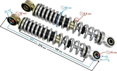 Obrázek produktu pro Tři zadní tlumiče 275 mm