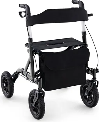 Immagine prodotto di Rollator pieghevole leggero con sedile, capacità 136 kg