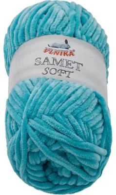 Obrázok produktu pre Priadza SAMET – 100 g / 100 m – tyrkysová