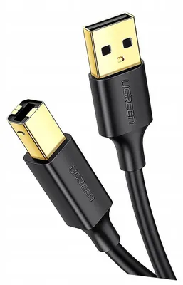 Produktbild von Ugreen USB-B Kabel für Drucker & Scanner, 1,5m Schwarz