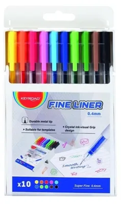 Productafbeelding van Cienkopisy Keyroad, 0,4 mm, 10 kleuren