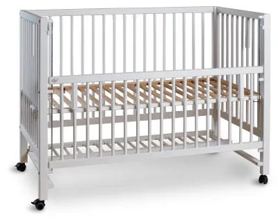 Produktbild von tiSsi Beistellbett/Kinderbett HAJO Buche 120x60 cm weiss