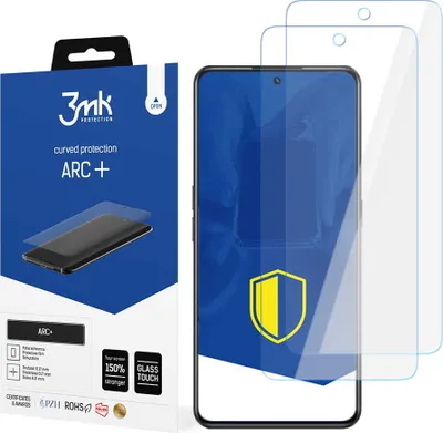 Produktbild von 3mk Display Schutzfolie ARC+ für Realme GT Neo 3  0,17mm Self-Heal (2 Stück)