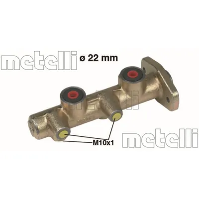 Produktbild von METELLI 05-0170 Bremszylinder Hauptbremszylinder für FORD TRANSIT Kasten (T) TRANSIT Bus (T) TRANSIT Pritsche/Fahrgestell (T)