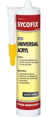 Produktbild von Sycofix - Universal Acryl Extra Weiss 310 ml