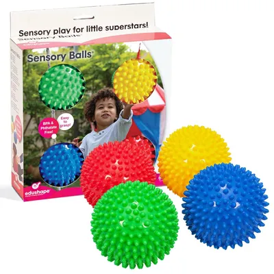 Produktbild von Edushape Sensory Baby Bälle 4er Set - 10cm