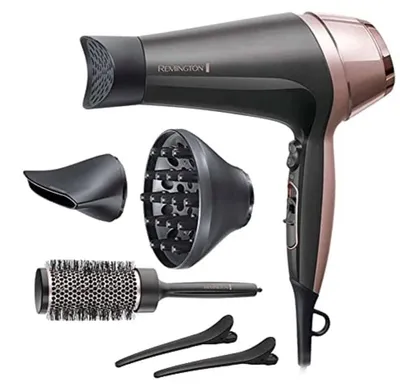 Produktbild von Remington Haartrockner Ionen [Locken & Wellen & Glatt] Curl-Straight (2200W, ink