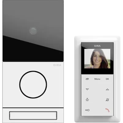 Produktbild von Gira 2416902 Video System 1TN weiß System 106 Einfamilienhaus Paket Video