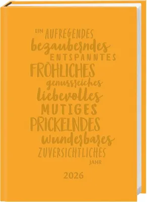 Produktbild von Kalenderbuch A6 gelb 2026