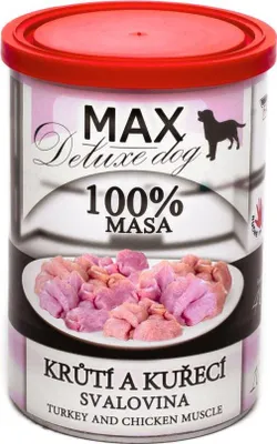 Obrázek produktu pro Konzerva pro psy Falco MAX 400g krůtí a kuřecí svalovina