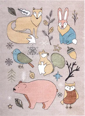 Obrázek produktu pro 80x150 cm Dětský kusový koberec Fun Forester beige