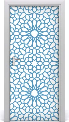 Produktbild von Tulup Türaufkleber 95x205 cm Dekorative Aufkleber Selbstklebend Wasserdichte Tapete Abnehmbar Schlafzimmer Wohnzimmer Wohnkultur - orientalisches Modell