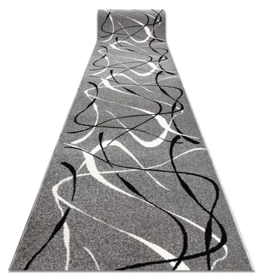 Image de Tapis de couloir SILVER CHOCO gris 80 cm gris 80x300 cm