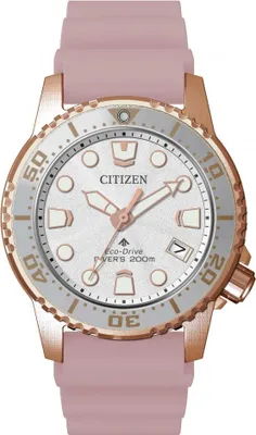 Produktbild von Damen Uhr CITIZEN EO2023-00A in rosafarbenem Sportdesign für das Tauchen.