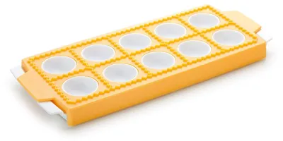 Image de Moule à ravioles rondes - Moule à ravioli pour 10 pièces - Antidérapante en plastique - Lave-vaisselle