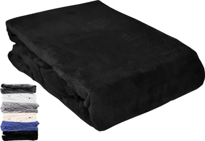 Produktbild von JACK Teddy Flausch Plüsch Spannbettlaken Cashmere Touch Weiß Grau Anthrazit Creme 90x190-100x200 / 140x200 / 180x200 cm, Farbe:Schwarz, Größe:100x200cm Spannbettlaken