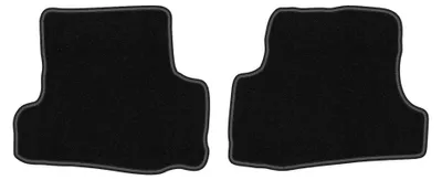 Produktbild von Velours-Fußmatten Hinten für Ford Probe MK1 1988-1992 (Coupé) – 2-tlg, Schwarz, passgenau – Wielganizator LUX
