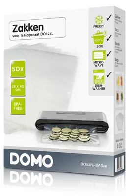 Immagine prodotto di Sacchetti per aspirapolvere 28x40 cm, 50 pezzi - DOMO DO327L-BAG28