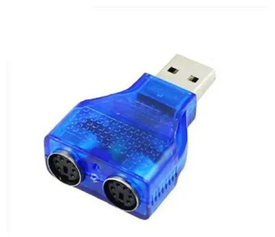 Produktbild von C17 PS/2 auf USB Adapter – Tastatur & Maus Konverter – PS2 zu USB für PC & Laptop