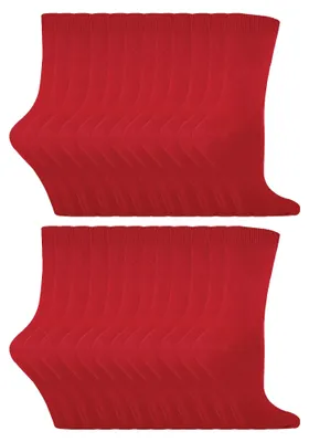 Produktbild von Sock Snob - 24 Paar einfarbige Damensocken mit hohem Baumwollanteil