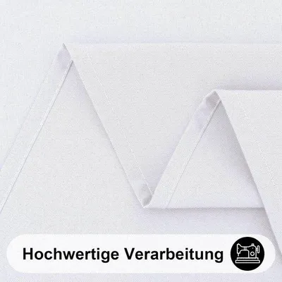 Produktbild von Famanu Tischdecke Wasserabweisend - 140 x 300 cm - Polyester - Weiß