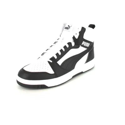 Produktbild von Puma Sneaker Rebound v6 Größe 9.5, Farbe: PUMA White-PUMA Black-Sha