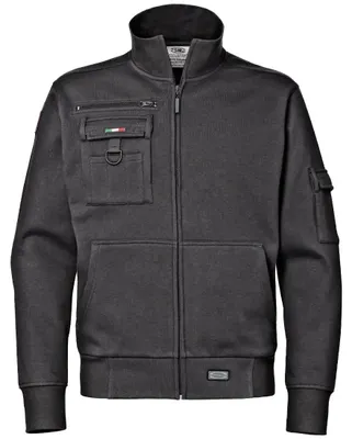 Image de Sweat-shirt thermique pour homme Sir Safety PANAMA avec poches poitrine, coton et polyester, XL, anthracite