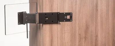 Zdjęcie produktu dla Uchwyt ścienny do telewizora Caratec Flex CFW301S z 3 punktami obrotu, blokowany, czarny