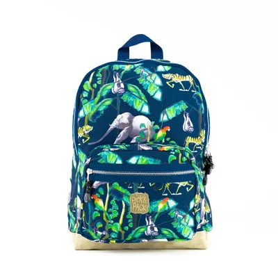 Produktbild von Pick & Pack Happy Jungle Backpack M Navy -