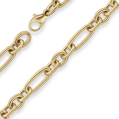 Produktbild von 7,5mm Armband Fantasiekette Armschmuck aus 585 Gold Gelbgold 20cm