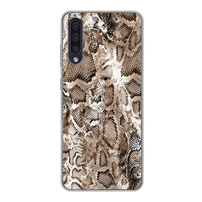 Produktbild von MuchoWow® Handyhülle Schutzhülle Hülle für Samsung Galaxy A30s Tiermuster - Schlange - Haut Silikon Softcase Handy Hülle - Karteninhaber